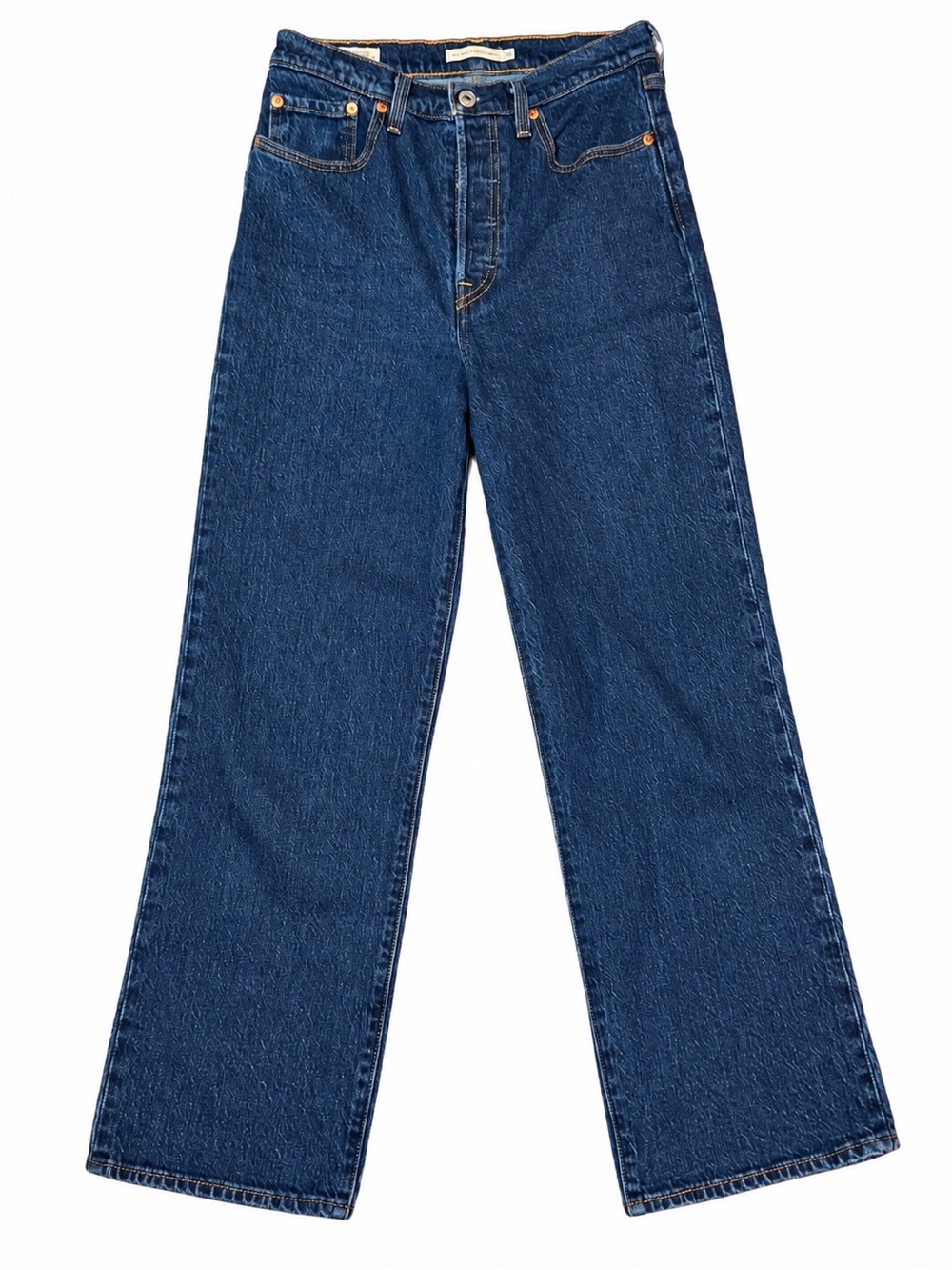 Levi’s Premium Ribcage Straight Ankle Jeans Women’s 28 Dark Wash High Rise